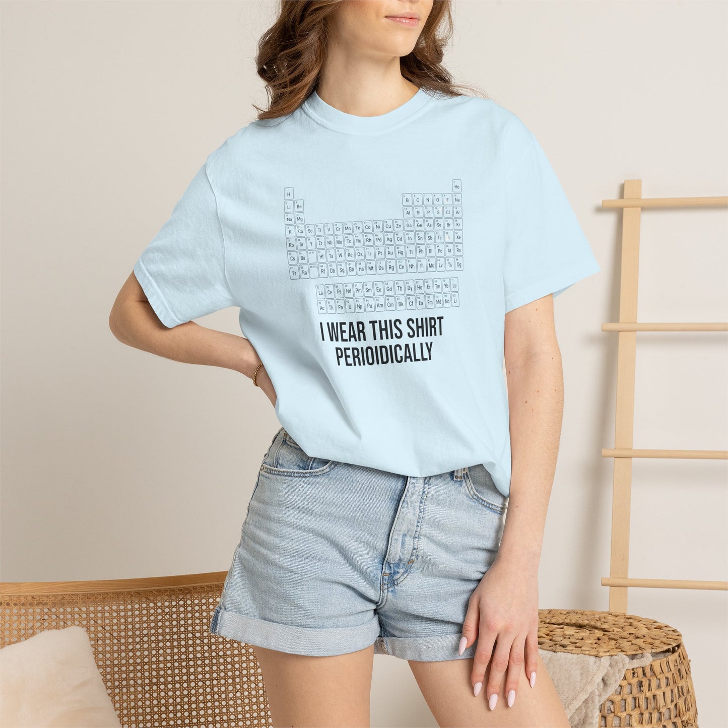 Periodic Table T-Shirt – "I Wear This Shirt Periodically" Science Tee