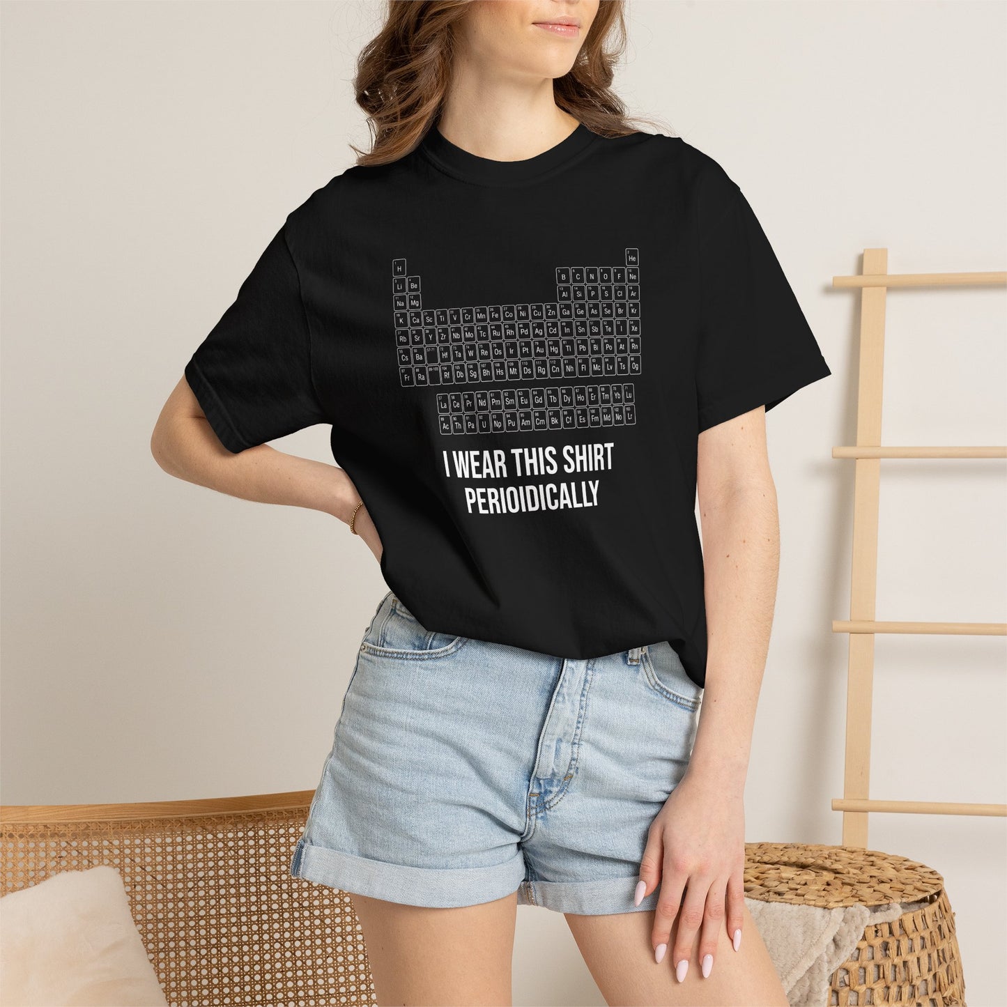 Periodic Table T-Shirt – "I Wear This Shirt Periodically" Science Tee