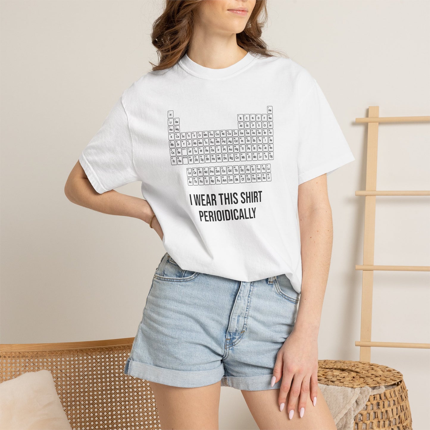 Periodic Table T-Shirt – "I Wear This Shirt Periodically" Science Tee