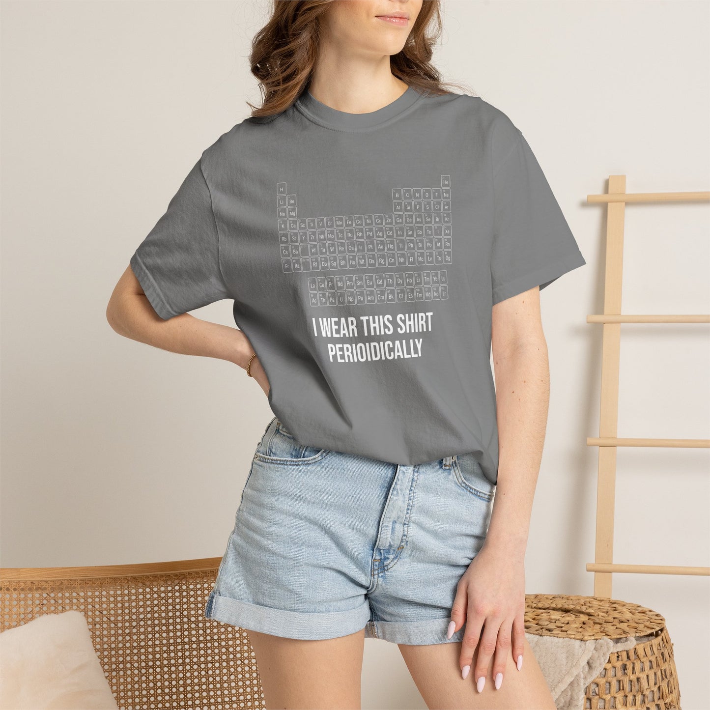 Periodic Table T-Shirt – "I Wear This Shirt Periodically" Science Tee