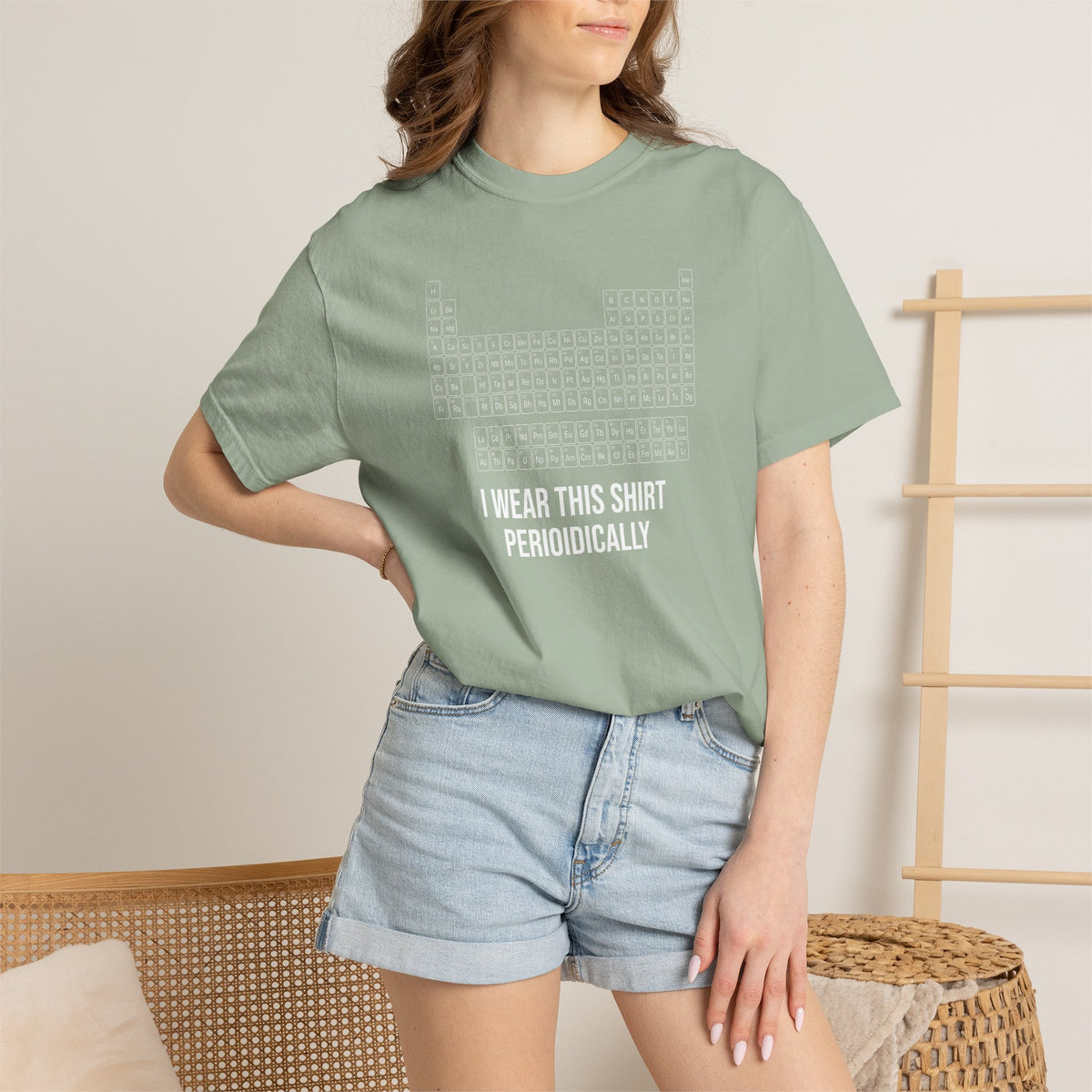 Periodic Table T-Shirt – "I Wear This Shirt Periodically" Science Tee