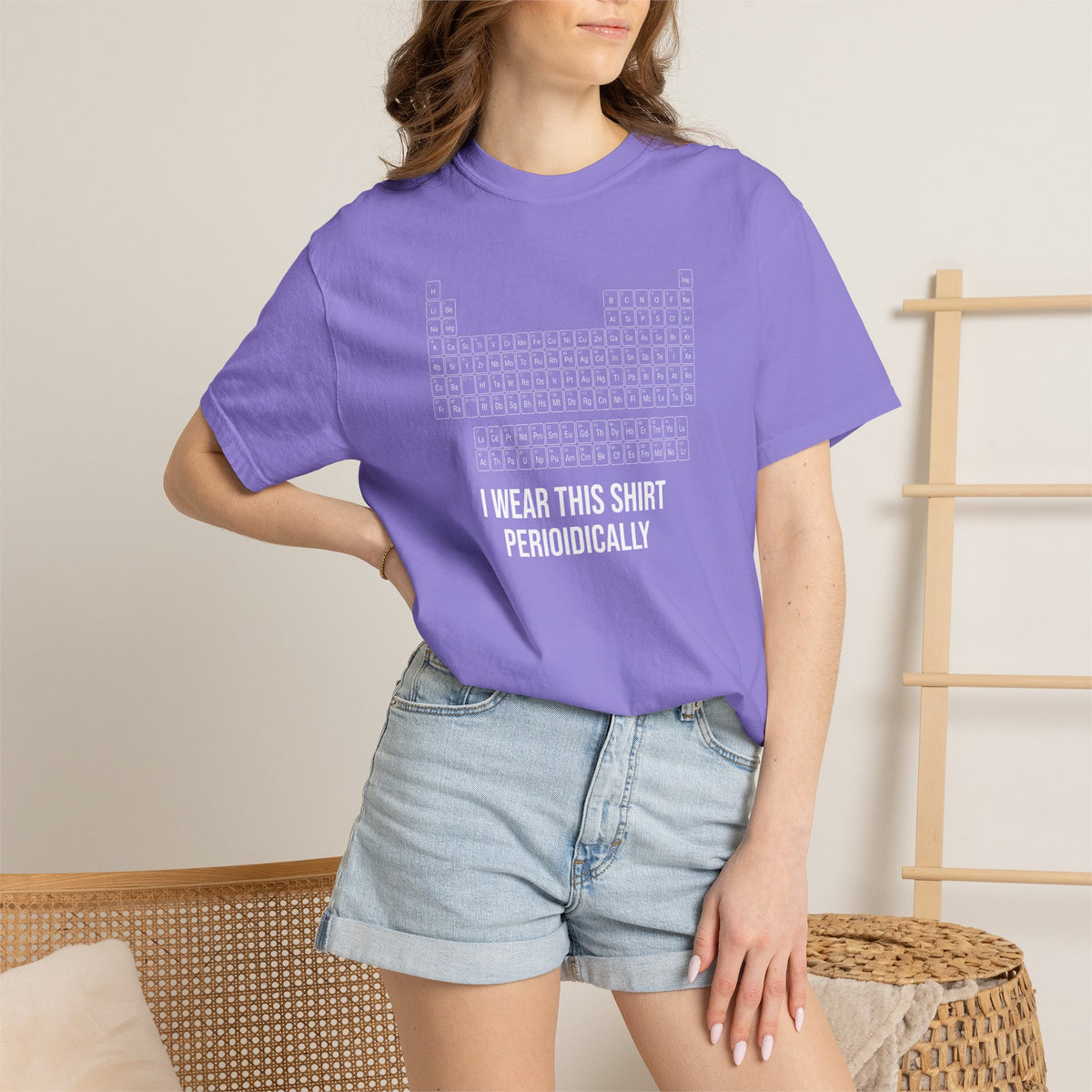 Periodic Table T-Shirt – "I Wear This Shirt Periodically" Science Tee
