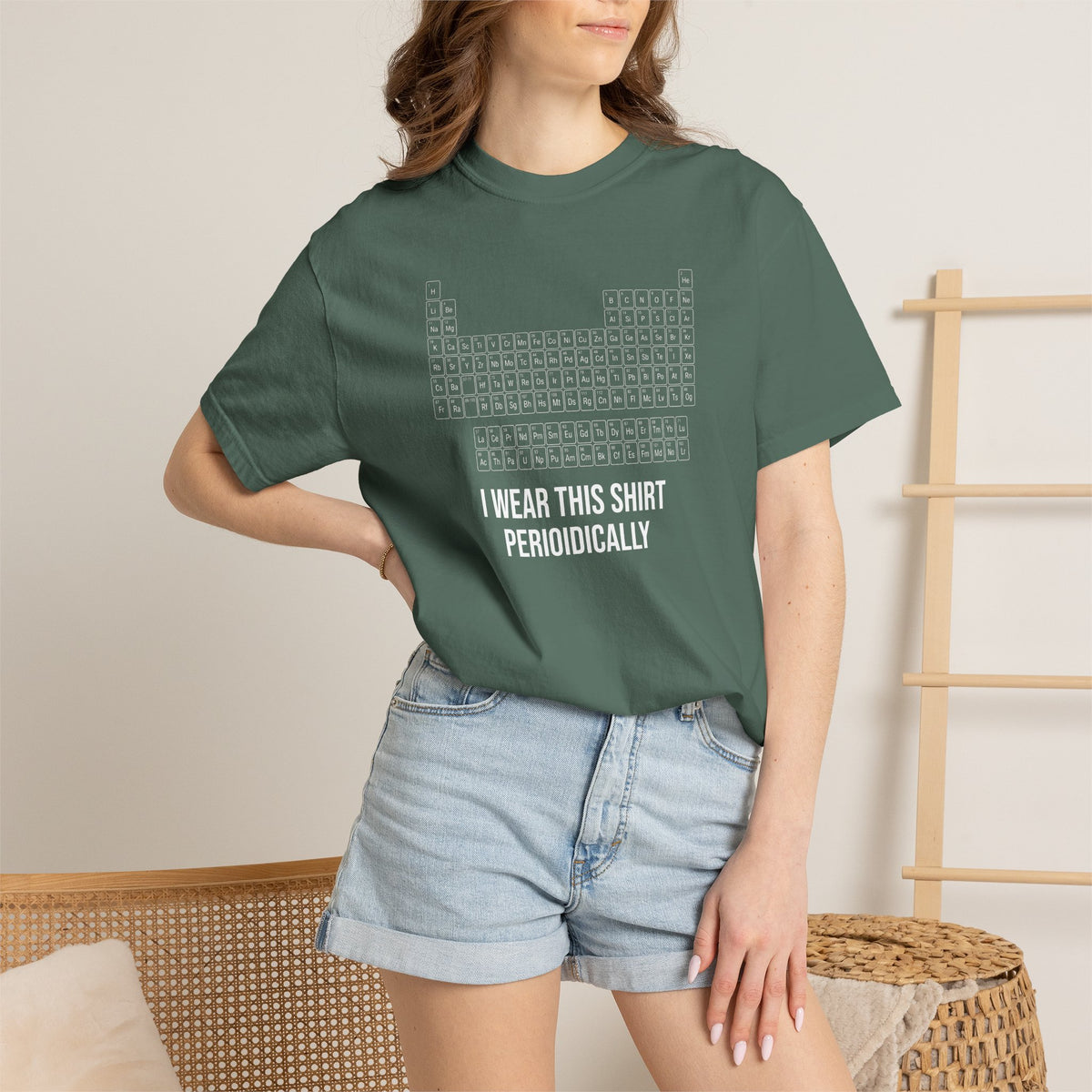 Periodic Table T-Shirt – "I Wear This Shirt Periodically" Science Tee