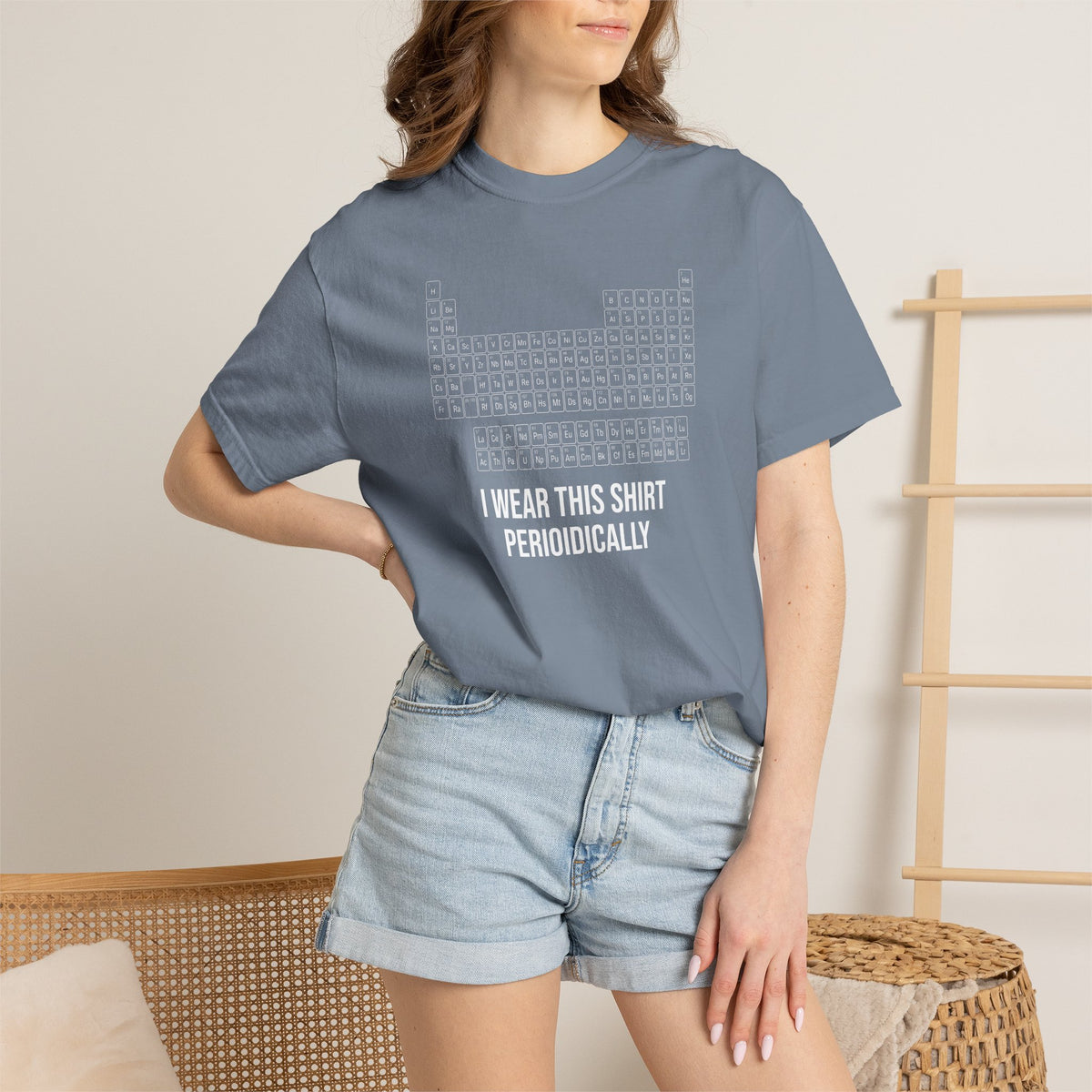 Periodic Table T-Shirt – "I Wear This Shirt Periodically" Science Tee
