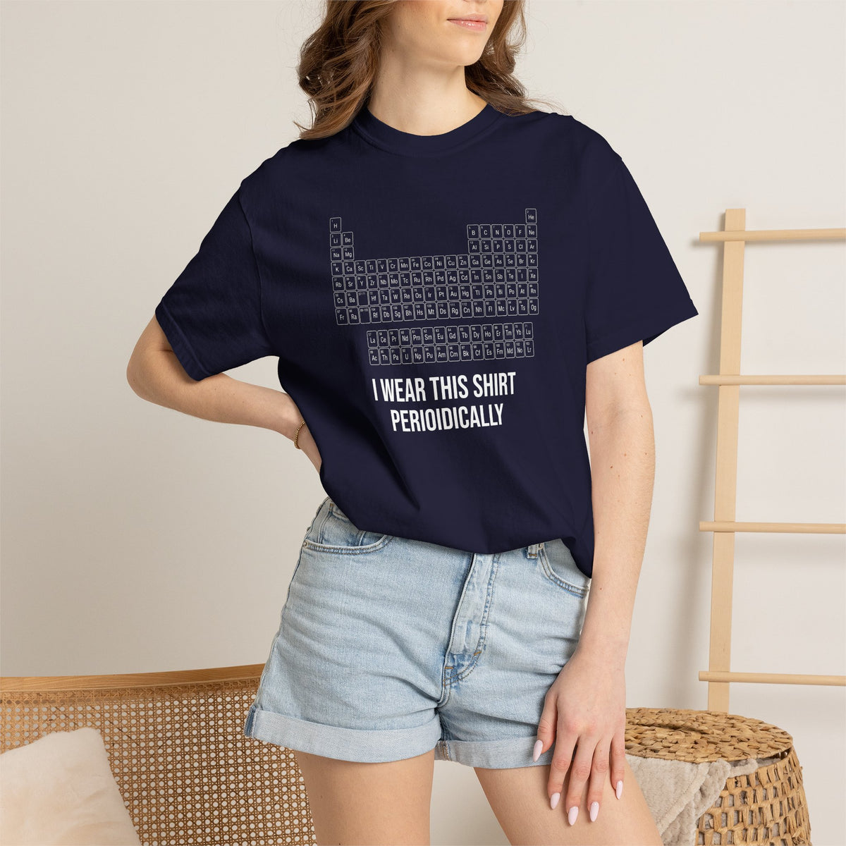 Periodic Table T-Shirt – "I Wear This Shirt Periodically" Science Tee